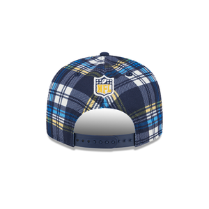 Los Angeles Chargers New Era 9Fifty 950 Snapback Statement Sideline Plaid Cap