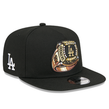 Load image into Gallery viewer, Los Angeles Dodgers New Era 9Fifty 950 Championship Ring Snapback Hat