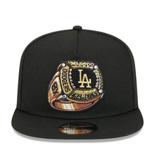 Load image into Gallery viewer, Los Angeles Dodgers New Era 9Fifty 950 Championship Ring Snapback Hat