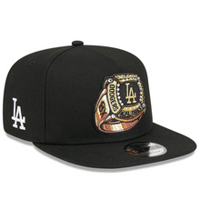 Load image into Gallery viewer, Los Angeles Dodgers New Era 9Fifty 950 Championship Ring Snapback Hat