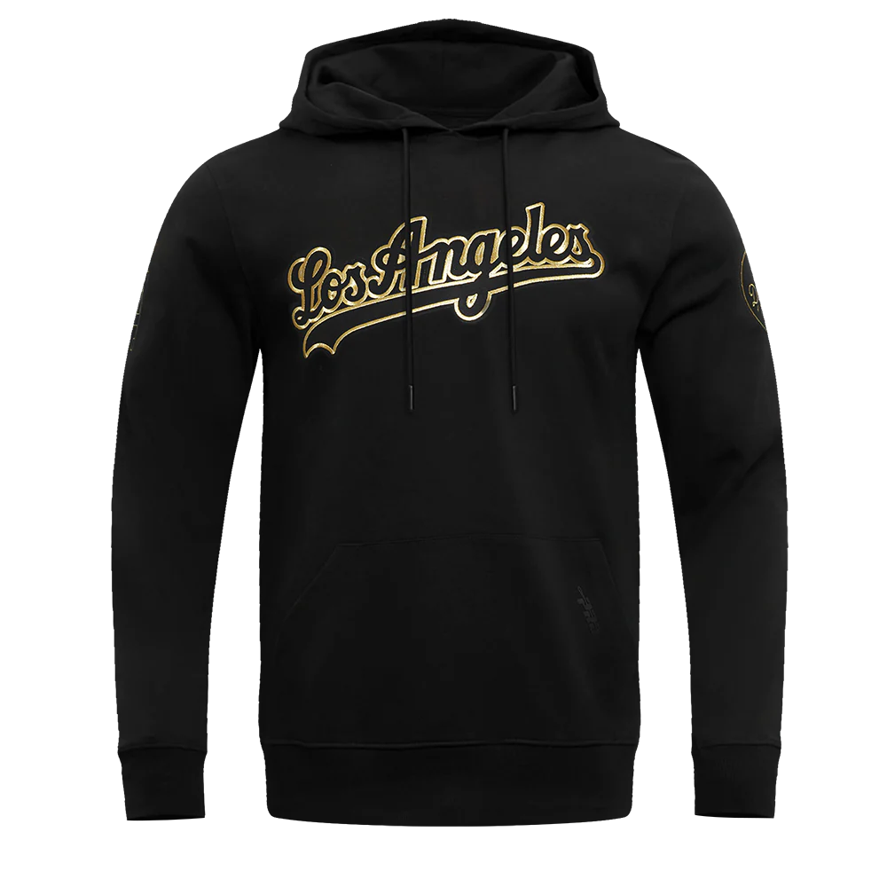 Los Angeles Dodgers Black Gold Pro Standard Hoodie