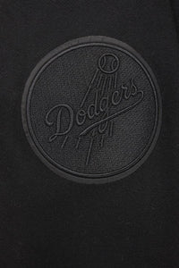 Los Angeles Dodgers Double Black Neutral Drop Shoulder Pro Standard Crewneck Sweatshirt