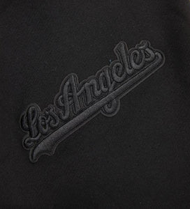 Los Angeles Dodgers Double Black Neutral Drop Shoulder Pro Standard Crewneck Sweatshirt