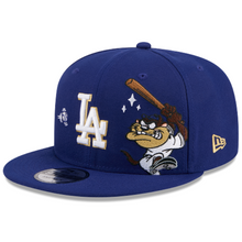 Load image into Gallery viewer, Los Angeles Dodgers Looney Tunes Tasmanian Devil 950 New Era 9Fifty Snapback Hat