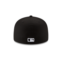 Load image into Gallery viewer, Los Angeles Dodgers 59fifty 5950 Black on Black with White Outline New Era Fitted Cap