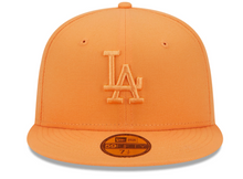 Load image into Gallery viewer, Los Angeles LA Dodgers Fitted 59fifty 5950 Color Pack Orange New Era Hat