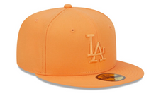 Load image into Gallery viewer, Los Angeles LA Dodgers Fitted 59fifty 5950 Color Pack Orange New Era Hat
