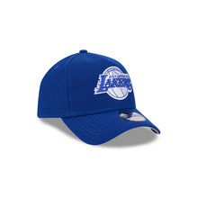 Load image into Gallery viewer, Los Angeles Lakers New Era 9Forty Blue &amp; White 940AF Curved Bill Snapback Cap