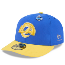 Load image into Gallery viewer, Los Angeles Rams New Era 59fifty 5950 Curved Bill 2026 Draft Fitted Hat