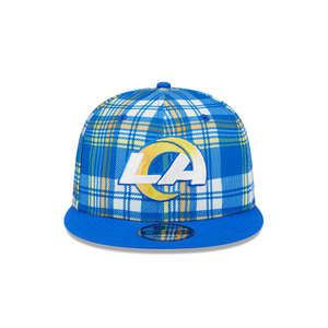 Los Angeles Rams New Era 9Fifty 950 Snapback Statement Sideline Plaid Cap