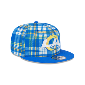 Los Angeles Rams New Era 9Fifty 950 Snapback Statement Sideline Plaid Cap