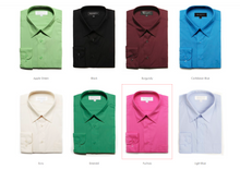 Load image into Gallery viewer, Boys Dress Shirt Regular Classic Fit in 18 Colors