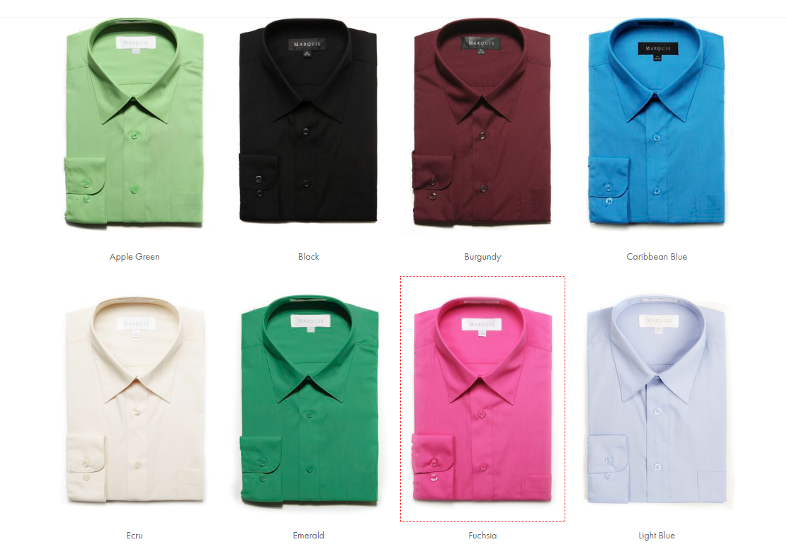 Boys Dress Shirt Regular Classic Fit in 18 Colors