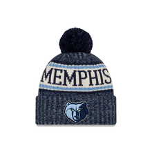 Load image into Gallery viewer, Memphis Grizzlies Knit Pom Beanie