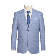 Single Breasted Light Blue New Slim Fit Suit # 293-51