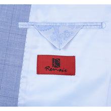 Load image into Gallery viewer, Single Breasted Light Blue New Slim Fit Suit # 293-51