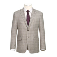 Single Breasted Light Brown New Slim Fit Suit # 293-37