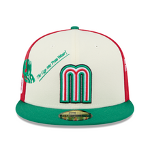 Load image into Gallery viewer, Mexico Baseball New Era 59fifty 5950 "it's not a cap, it's a flag" Fitted Anniversary Hat