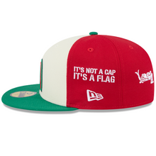 Load image into Gallery viewer, Mexico Baseball New Era 59fifty 5950 "it's not a cap, it's a flag" Fitted Anniversary Hat