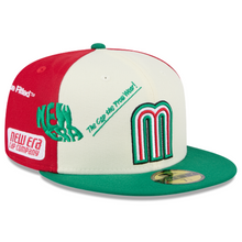 Load image into Gallery viewer, Mexico Baseball New Era 59fifty 5950 "it's not a cap, it's a flag" Fitted Anniversary Hat