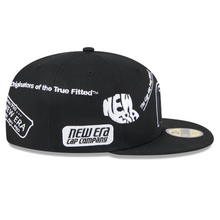 Load image into Gallery viewer, Mexico Baseball New Era 59fifty 5950 "it's not a cap, it's a flag" Fitted Anniversary Black &amp; White Hat