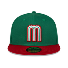 Load image into Gallery viewer, Mexico Baseball New Era 59fifty 5950 Fitted Kelly &amp; Scarlet Hat 70635092