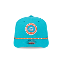 Load image into Gallery viewer, Miami Dolphins New Era Sideline 970 9Seventy Stretch Snap Snapback Hat