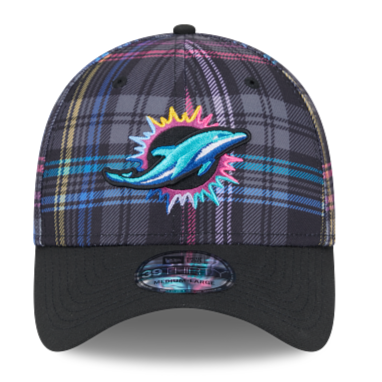 Miami Dolphins New Era Crucial Catch 39Thirty Flex Fit Hat