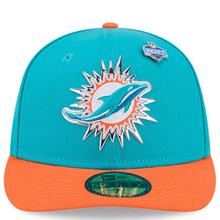 Load image into Gallery viewer, Miami Dolphins New Era 59fifty 5950 Curved Bill 2026 Draft Fitted Hat