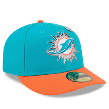Load image into Gallery viewer, Miami Dolphins New Era 59fifty 5950 Curved Bill 2026 Draft Fitted Hat