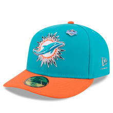 Load image into Gallery viewer, Miami Dolphins New Era 59fifty 5950 Curved Bill 2026 Draft Fitted Hat