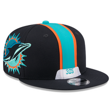 Load image into Gallery viewer, Miami Dolphins New Era 9Fifty 950 Snapback Helmet Pack Exclusive Rivalry Collection Cap