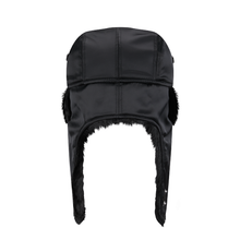 Load image into Gallery viewer, Miami Dolphins New Era Solid Black Trapper Hat