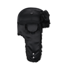 Load image into Gallery viewer, Miami Dolphins New Era Solid Black Trapper Hat