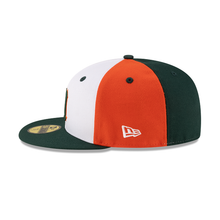 Load image into Gallery viewer, Miami Hurricanes New Era 59Fifty 5950 Fitted Cap