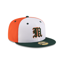 Load image into Gallery viewer, Miami Hurricanes New Era 59Fifty 5950 Fitted Cap