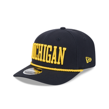 Load image into Gallery viewer, Michigan Wolverines New Era Sideline 970 9Seventy Stretch Snap Snapback Hat