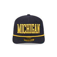 Load image into Gallery viewer, Michigan Wolverines New Era Sideline 970 9Seventy Stretch Snap Snapback Hat
