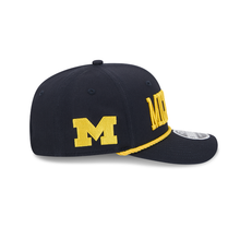 Load image into Gallery viewer, Michigan Wolverines New Era Sideline 970 9Seventy Stretch Snap Snapback Hat