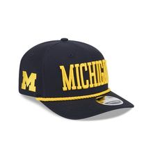 Load image into Gallery viewer, Michigan Wolverines New Era Sideline 970 9Seventy Stretch Snap Snapback Hat