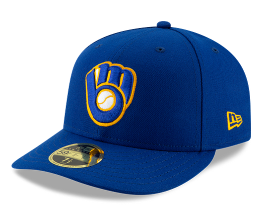 Milwaukee Brewers 59Fifty New Era Low Profile 5950 Fitted Hat