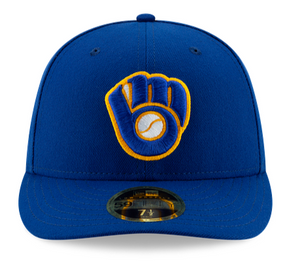 Milwaukee Brewers 59Fifty New Era Low Profile 5950 Fitted Hat