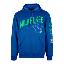 Load image into Gallery viewer, Milwaukee Bucks New Era Fleece Pullover Hoodie