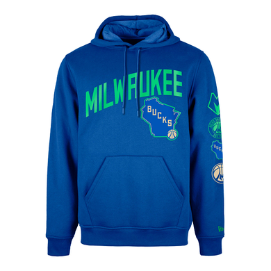 Milwaukee Bucks New Era Fleece Pullover Hoodie