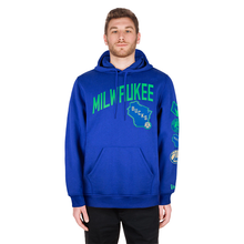 Load image into Gallery viewer, Milwaukee Bucks New Era Fleece Pullover Hoodie