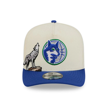 Load image into Gallery viewer, Minnesota Timberwolves New Era Hardwood Collection 9Fifty 950 Curved Bill Snapback Cap