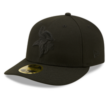 Load image into Gallery viewer, Minnesota Vikings Double Black New Era 59Fifty 5950 Fitted Cap