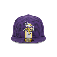 Load image into Gallery viewer, Minnesota Vikings New Era 59Fifty 5950 Sideline Fitted Cap