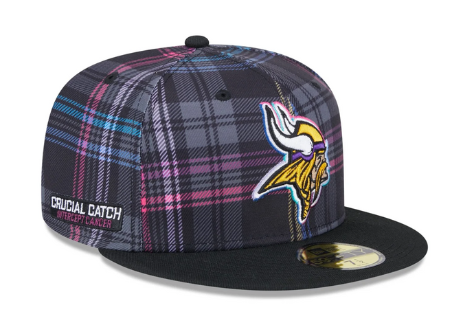 Minnesota Vikings Crucial Catch New Era 59Fifty 5950 New Era Fitted Cap