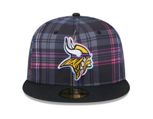 Load image into Gallery viewer, Minnesota Vikings Crucial Catch New Era 59Fifty 5950 Fitted Cap